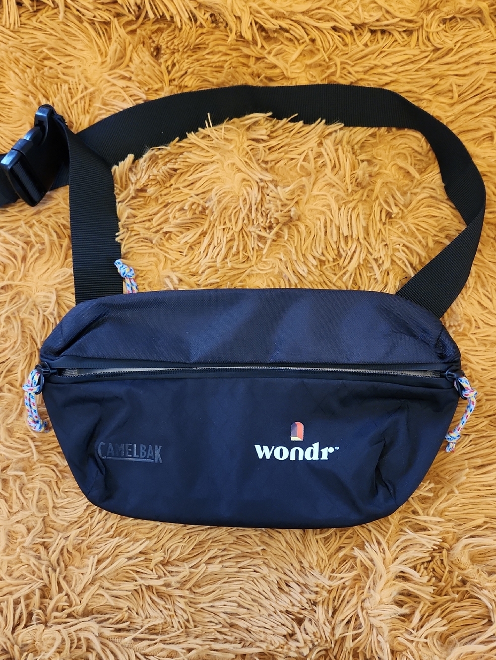 Wondr x CamelBak Black Crossbody Waist Bag